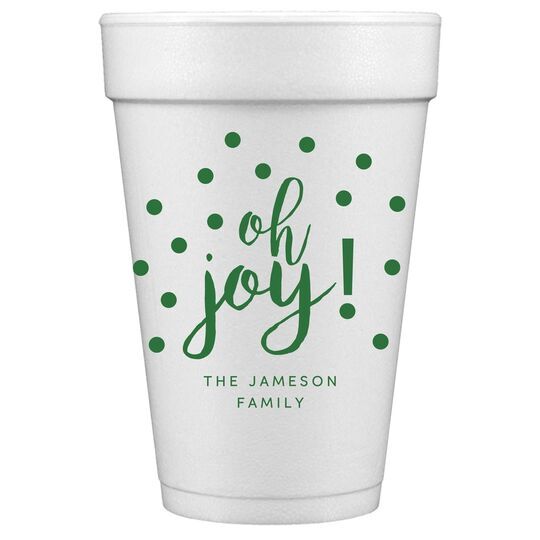 Confetti Dots Oh Joy Styrofoam Cups